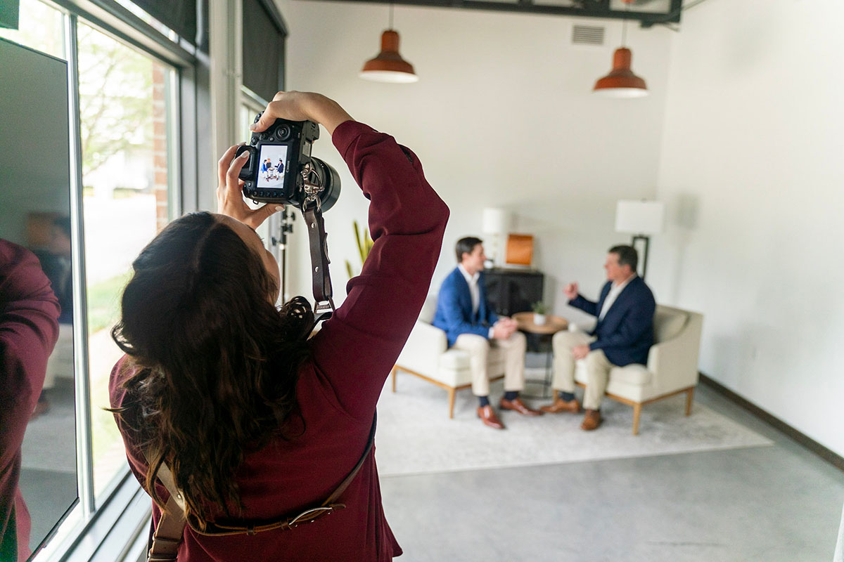 Decidedly Wealth Management photo shoot